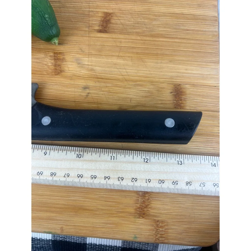 Schmidt Bros Project X-PX22 8 Inch Stainless Steel‎ Chef Knife Black Handle